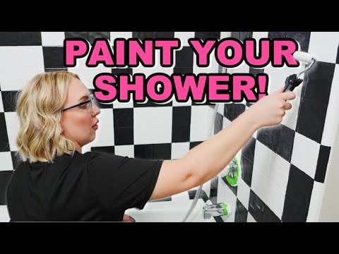 HOW TO PAINT YOUR SHOWER