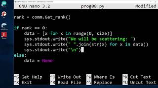 EP07 - Python MPI4Py - Data Scattering