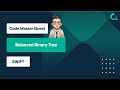 Balanced Binary Tree - LeetCode 110 - Swift