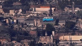 'Magic': Van left behind in California fires appears untouched by flames