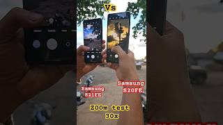 Samsung s20fe vs Samsung s21fe camera 30x zoom test #shorts