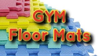 innhom 12/24 Tiles Gym Mat Exercise Mats Puzzle Foam Mats Gym Flooring Mat Interlocking Foam Mats