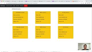 Banking Application by React, Bootstrap