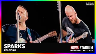 Coldplay - Sparks (Will Champion on Bass) Melbourne, Australia  October 30, 2024