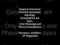 OPEN : Horoscope Consultations are Open Now : Details Inside #horoscope #consultation