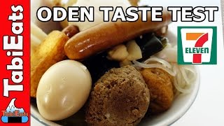 EPIC ODEN TASTE TEST PART 1(Japan's 7-11 Convenience Store Food)