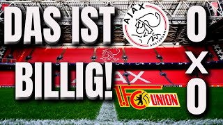 Ajax und Union Berlin trennen das Europa-League-Spiel! POS-SPIEL