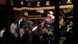 石見神楽　西村社中　　天神　　(郷土芸能）