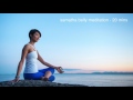 meditation 1 samatha belly 20 mins