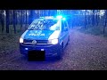 vw t6 transporter policja elektra lzn ges 110 pokaz sygnalizacji świetlno dźwiękowej alarmowo