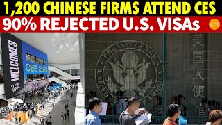 1,200 Chinese Companies Attend CES in the U.S.; 90% Denied Visas, Blocking Their Global Expansion