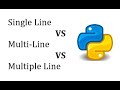 MIND-BLOWING Python Secret: When to Use Single Line, Multi Line, or Multiple Line Statements #python
