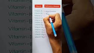 All Vitamin Deficiency Diseases || Vitamin Deficiency Diseases || Types of vitamins