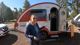 nuCamp TAG, TAB 320 \u0026 TAB 400 Teardrop Trailer Tour at Overland Expo West