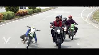 Vishnu Manchu Bike Accident Video  in Malaysia | Achari America Yatra