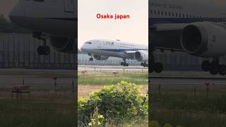 @大阪国際空港ANA Boeing787 Osaka Airport #boeing787 #landing #osaka #respect #enginesound #aircraft #ana