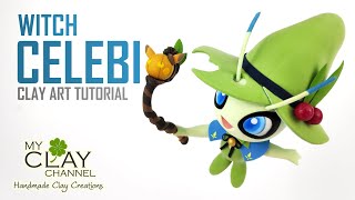 How to make Witch Celebi - Mythical Pokémon - Clay Art Tutorial