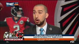 Cris Carter and Nick Wright reacts to Saints at Falcons