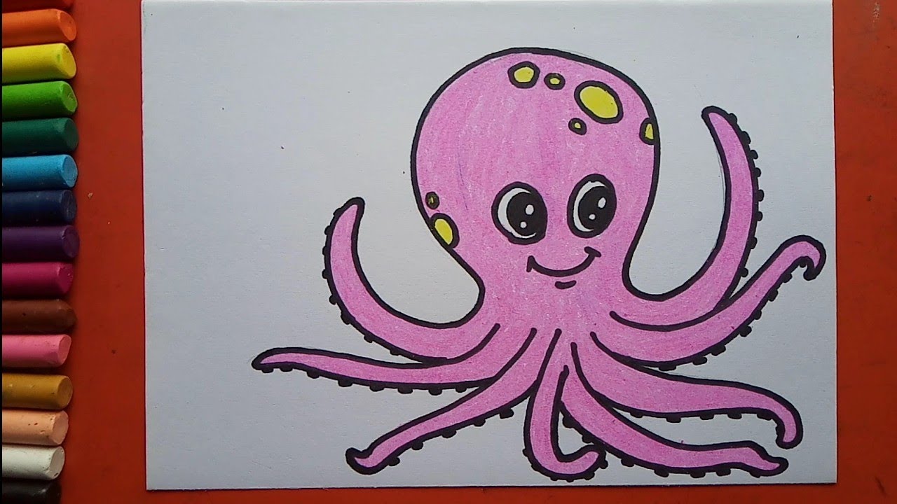 How To Draw A Octopus For Kids