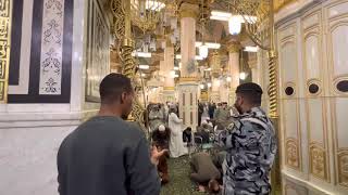 Pulpit or Mimber e Rasool Allah (SAW) in Riyad Al Jannah - Masjid e Nabawi