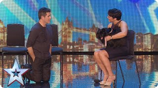 BGT EXCLUSIVE! Simon Vs Princess the Hypnodog | Britain's Got Talent 2015