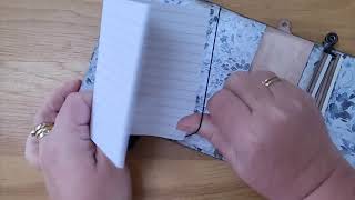 using Eileen Hull wrap journal