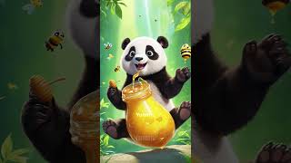 Pogo the Panda \u0026 Buzz the Bee’s Sweet Surprise! 🐝 How Friendship Makes Everything Sweeter 🌸🍯#shorts