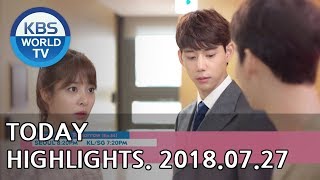 Today Highlights-K-RUSH 3/Sunny Again Tomorrow E54/Your House Helper E15-16[2018.07.27]