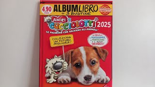 AMICI CUCCIOLOTTI 2025 : ALBUM LIBRO + 3 BUSTINE