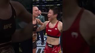 拼尽全力打满五回合！张伟丽二番战遗负罗斯#张伟丽vs罗斯二番战 #ufc