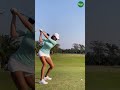 부드러운 지면반력 파워샷🔥💚🤍 klpga 이시온 lee si on 골프레슨