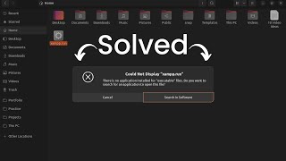 FIX There is No Application Installed For Executable Files Error in Linux | Executable File Error