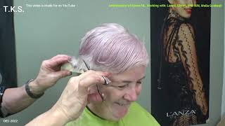 TO OLD? NO WAY!! Asymmetric to Pixie+, *Christmas hair tutorial* !Mary by T.K.S