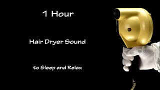 Soothing Hair Dryer Sound 151 | Binaural Recording | 1 Hour Lullaby to Sleep