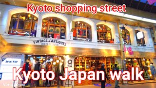 【4K】Kyoto Japan walk 〡Shopping streets of ​​Kyoto Japan〡 ASMR December2021 京都の繁華街を歩く