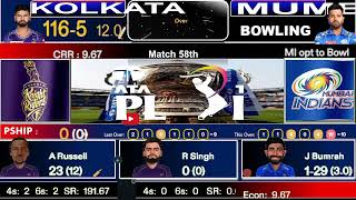 IPL 2024 TODAY MATCH MUMBAI VS KOLKATA FULL HIGHLIGHTS BY OBS || KKR VS MI TODAY MATCH