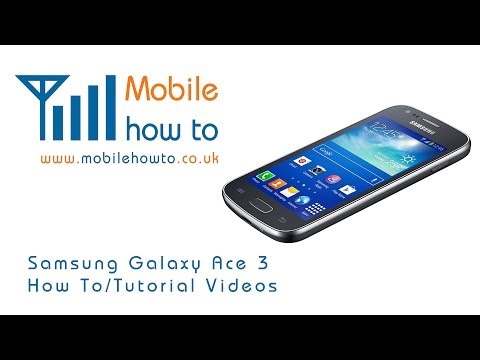 How To Set A Password - Samsung Galaxy Ace 3 How To Set A Password - Samsung Galaxy Ace 3