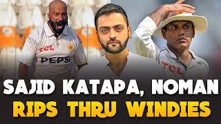 WI 137 all out | Sajid Khan, Noman Ali magic continues in Multan |  Pakistan vs West Indies 1st Test