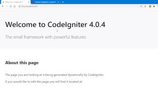 Part 2 : CodeIgniter Folder structure & Environment