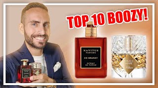 Top 10 BEST Boozy Fragrances! | Fall and Winter BEASTS!