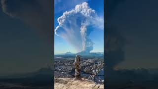 Volcano eruption in Chile