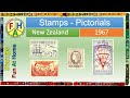 1967 Pictorials New Zealand Stamps #newzealand  #collection #stamps #philately #postage #stamp
