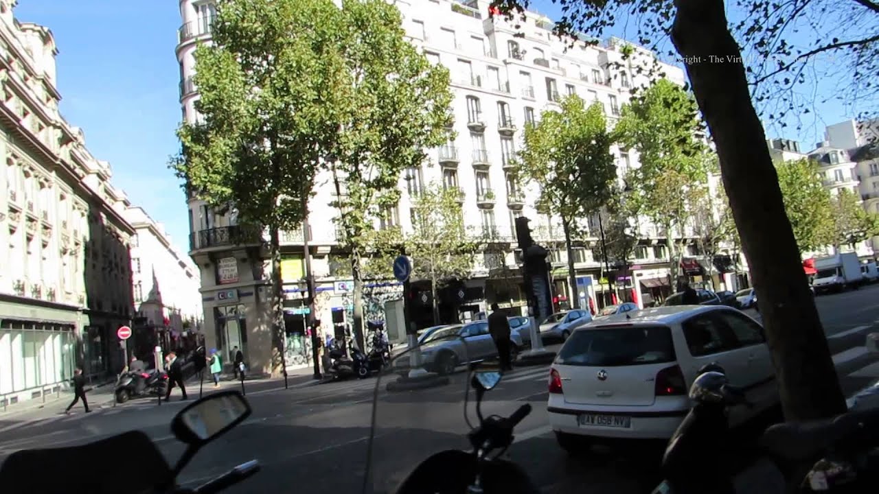 Walk From Place De La Madeleine Along The Boulevard De La Madeleine ...