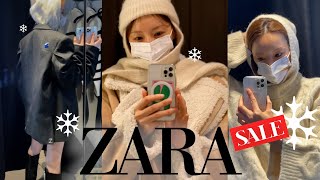 12월 🔥ZARA 자라세일🔥예뻐서 화나는 자라 제품들❤︎ 미리 입어보고 왔어요🛍