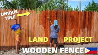 PHILIPPINES BEACH LAND PROJECT - Building Wooden And Bamboo Fence (Davao, Mindanao)