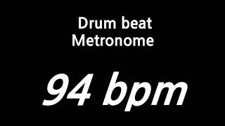 94 bpm metronome drum