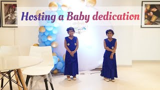 How to host an event | Baby dedication