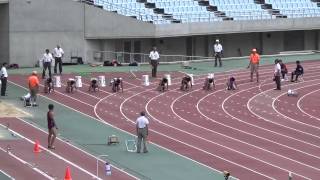 2014 0628 大阪選手権大会　男子100m 決勝