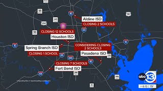Multiple Houston-area school districts announce campus closures, matching national trend