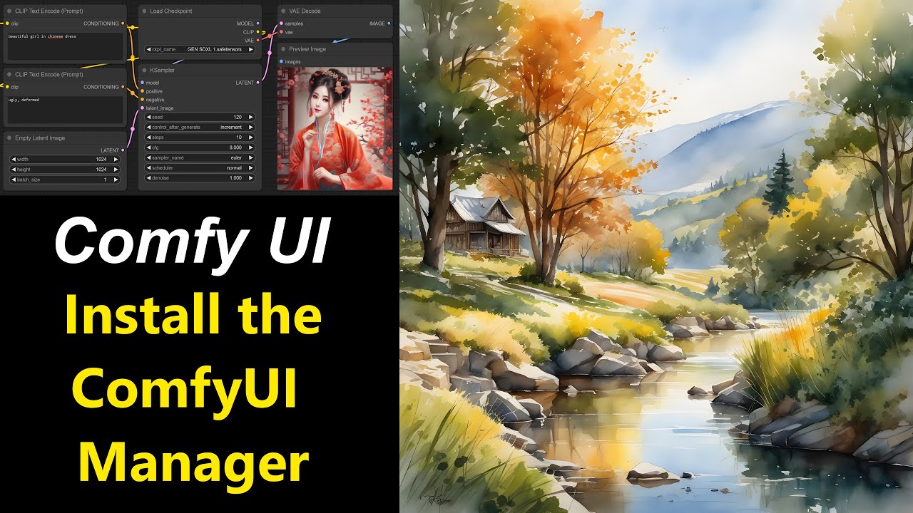 ComfyUI 03 - ComfyUI Manager Install - YouTube